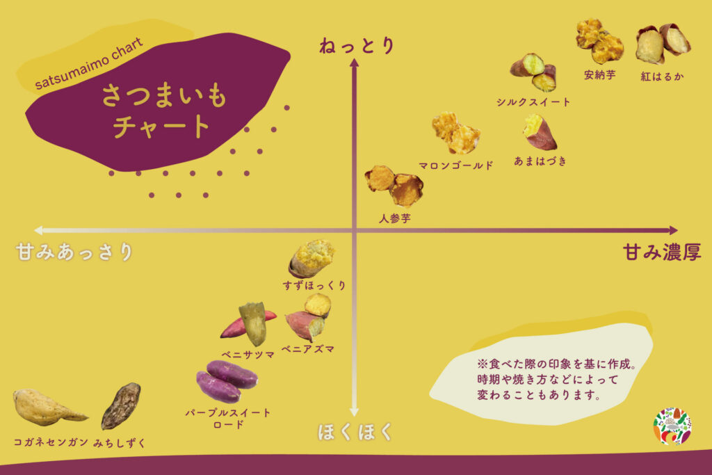 あなたにぴったりのサツマイモはどれ？ | かごしまぐるり よみもの